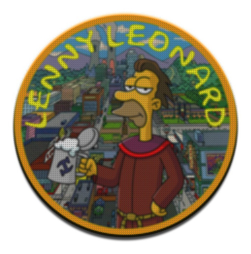 Parche Circular Simpsons Lenny M03