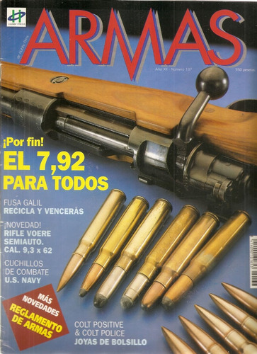 Revista Armas N°137 Fasciculo Español Usada