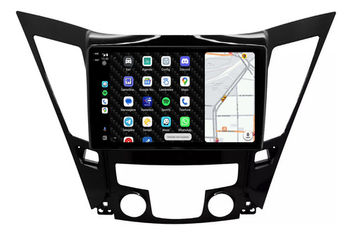 Multimidia Hyundai Sonata 9p Android Carplay 4/64gb + Ré