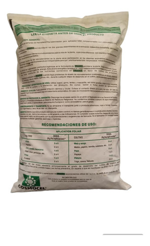 1kg Trazex Nutriente Foliar Extractos Orgánicos