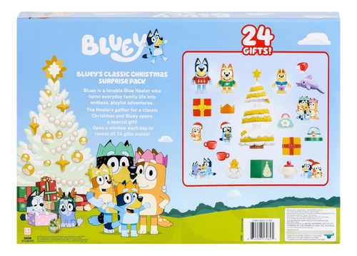Bluey Calendario De Adviento Sorpresa 24 Días De Diversión