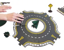 Comprar Mis Calles Rotonda Madera Encastrable Para Pista Autos