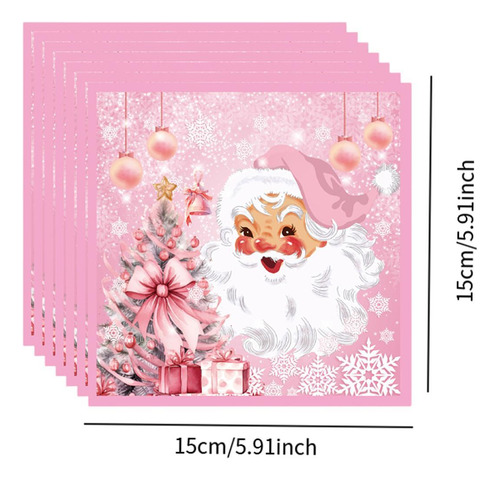 20 Servilletas Navideñas Para Invitados, Servilletas