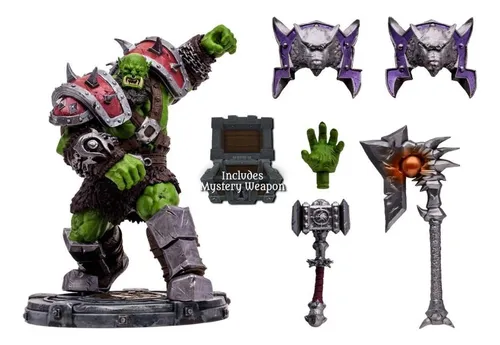 Mcfarlane Wow World Of Warcraft Orc Warrior & Orc Shaman