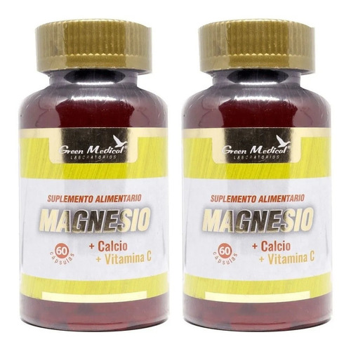 Calcio + Magnesio + Vitamina C Gm 120 Caps 2x60. Todo Chile