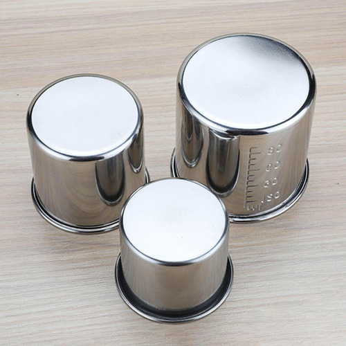 Vaso Graduado For Medicinas, Vaso De Acero Inoxidable 60 Ml