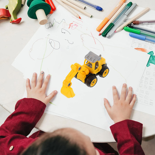 Modelo De Vehículo Para Niños, Modelo De Vehículo De Constru