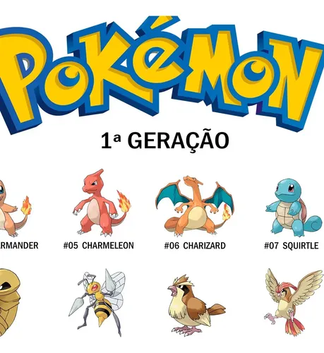 Quadro Todos 150 Pokemon Primeira Geração Com Moldura A2 Quadro Todos 150 Pokemon Primeira Geração Com Moldura A2