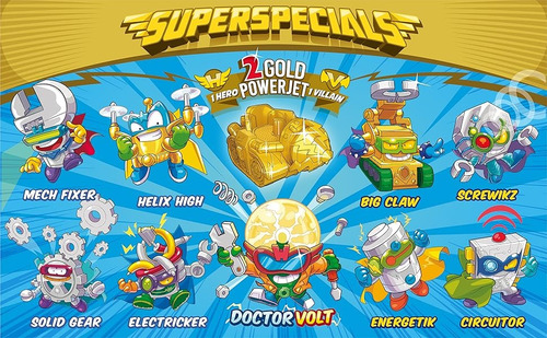 Superzings Series 7 Lata Dorada Exclusiva Figuras Acción