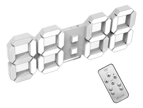 Covery Reloj Led Digital Snooze De 15 Pulgadas Grande 3d Led