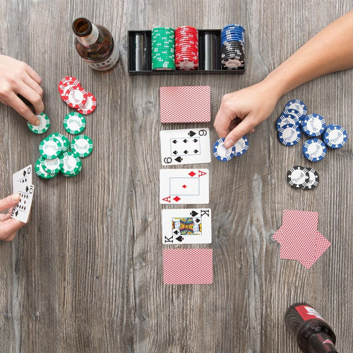 Set Fichas De Poker Bicycle 100 Unid. 8g / Par De Patos