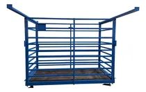 Comprar Básculas Ganadera Azul Monitor Ibn Inox Piso Madera Facturam