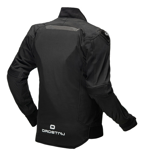 Campera Moto Urban Winter Drostav Softshell Cuello Aviador