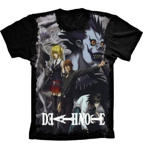 Camiseta Estilosa 3d Fullprint Anime Dn