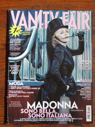 Madonna Revista Vanity Fair Agosto 2006 Italia