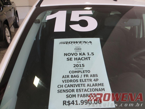 Ka Se 1.5 Hacht Mod 2015 Unico Dono