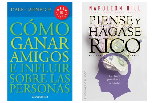 Como Ganar Amigos + Piense Y Hágase Rico ( Pack X 2 Libros )