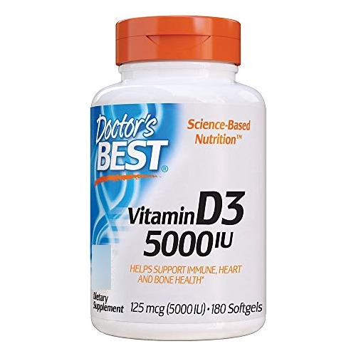 La Mejor Vitamina D3 5000iu, No Gmo, Gluten Amp; Soy 3e8gf