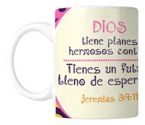 Comprar Taza Con Mensaje Dios Tiene Planes Hermosos 2
