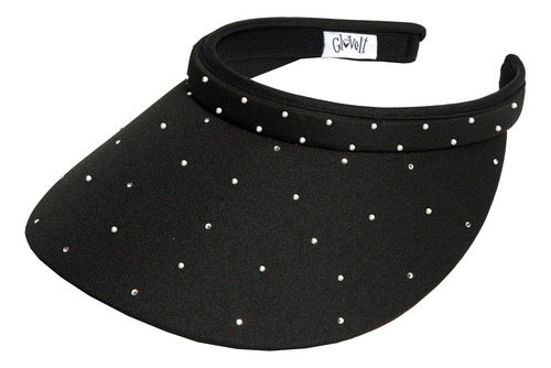 Gloveit Visera Visera Deslizante Negra Brillante Talla Única