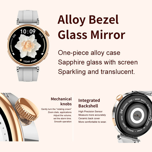 Reloj Inteligente Amoled Screen Gt4 Mini 41 Mm Para Mujer Nf