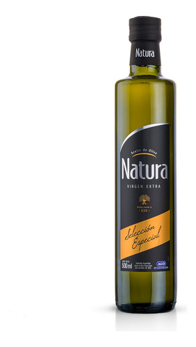 Aceite de oliva virgen extra selección especial Natura botellasin TACC 500 ml 