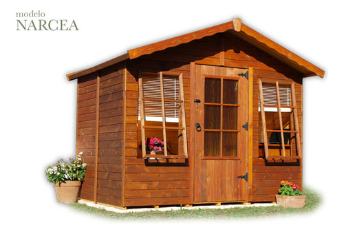 Bodega De Jardín Bdm Ebro - Madera 7,68 Mtrs.2