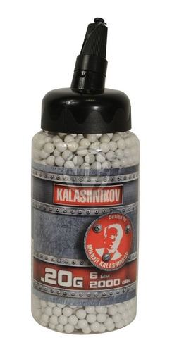 Balines 6mm .20g Kalashnikov X2000 Airsoft  Mamadera Bb