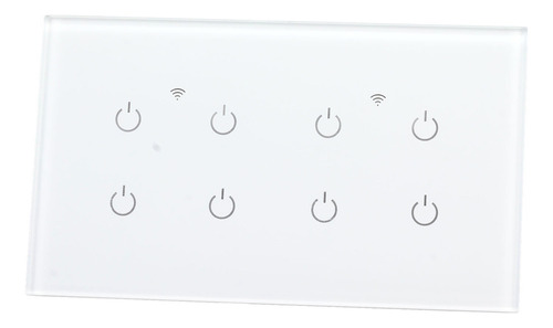 Interruptor Táctil Inteligente Wifi De 8 Elementos, Panel De