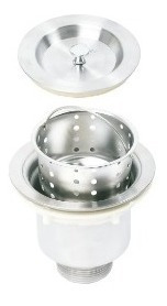 Fregadero Tarja De Acero Inox Con Escurridor Movible Axcent