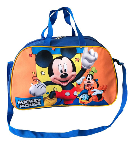 Bolsa Sacola Infantil Viagem Mickey Mouse Amigos Meninos