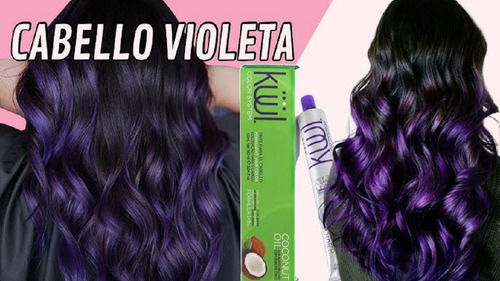 Küül Tinte Negro Violeta Con Aceite De Coco 90ml