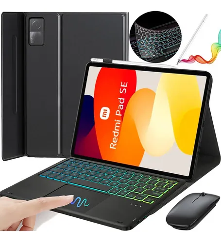 comprar Funda Con Teclado Mouse Y Lápiz P\u002Fxiaomi Redmi Pad Se 11''