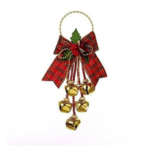 Kurt Adler 11 Navidad Jingle Bell Colgador Para Puerta Con L