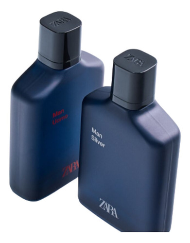 Perfume Hombre Zara Silver + Zara Uomo (100 Ml) C/u