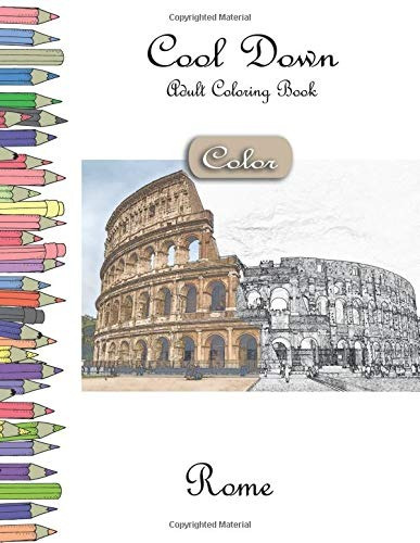 Cool Down [color]  Adult Coloring Book Rome