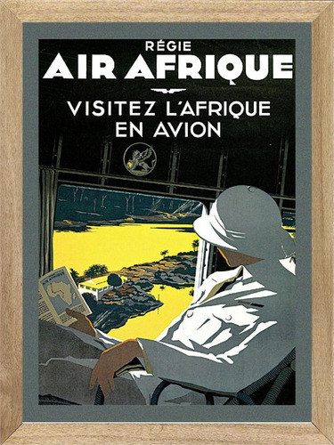 Aviones Air Afrique , Cuadro, Poster, Publicidad        P627