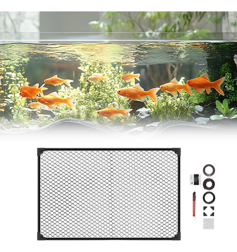 Tapa Magnética Para Acuario, Cubierta De Red 40cm X 23cm