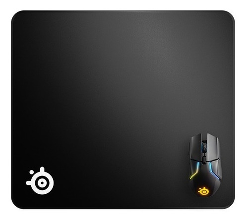 Mouse Pad Gamer Steelseries Qck Edge De Tecido G 40cm X 45cm X 2mm Black