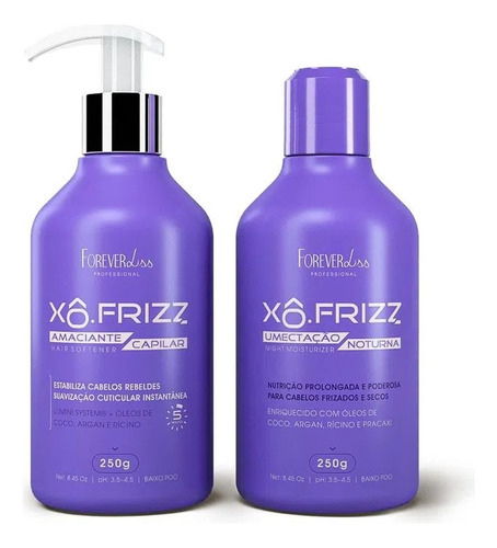Xô Frizz Forever Liss Suavizante Y Humectación Nocturna