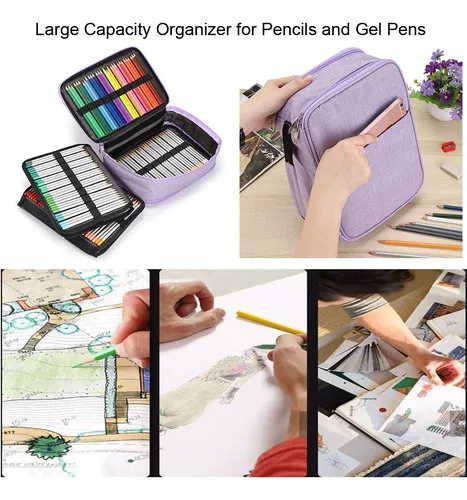 Btsky Estuche Para Lapices De Colores Con 300 Ranuras Para L