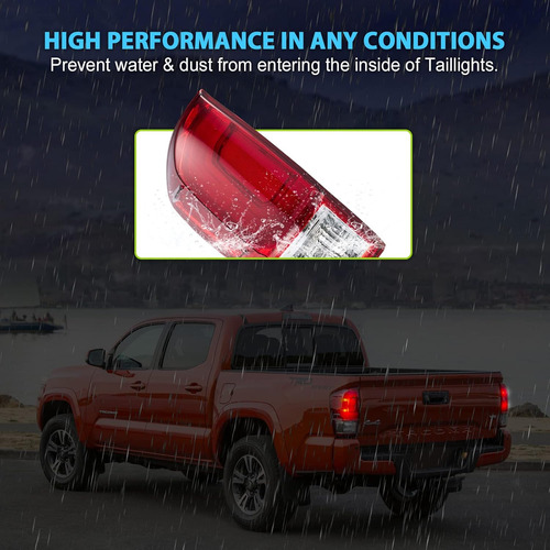 Compatible 2016-2023 Toyota Tacoma Trd Off-road Luces T...