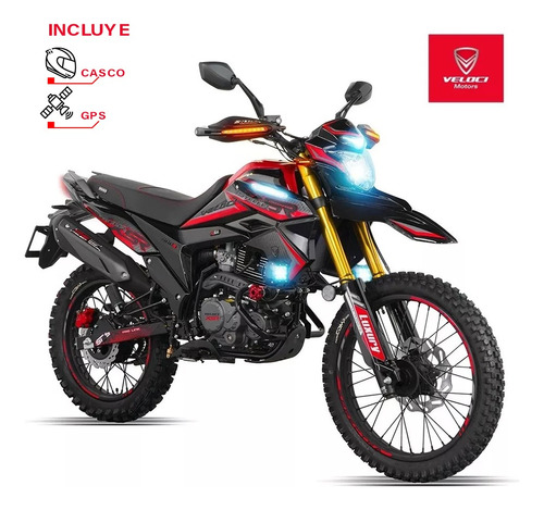 Moto Veloci Steeler Pro Xr3 300cc Rojo 2023