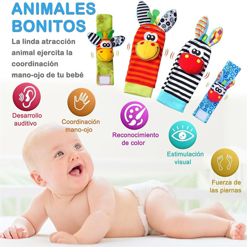 Hu Sonajas For Bebe Calcetines Juguete Estimulación