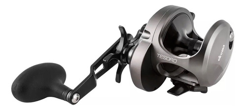 Reel Rotativo Okuma Tesoro Star Drag 12s 5 Rulemanes Lance Color Gris Lado De La Manija Derecho