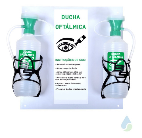 Hm Extra 06 : Kit Duchas Oftálmicas Com Suporte De Parede