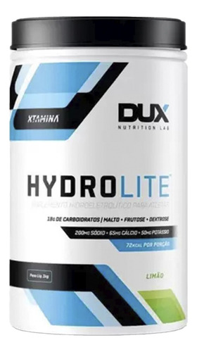 Hydrolite Suplemento Em Pó Alto Rendimento 1kg Sabor Limão