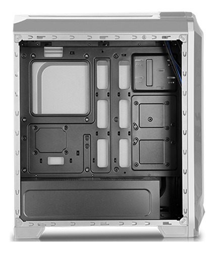 Gabinete Gamer War Robot White/prateado Cg-01f5 Kmex Cor Prateado