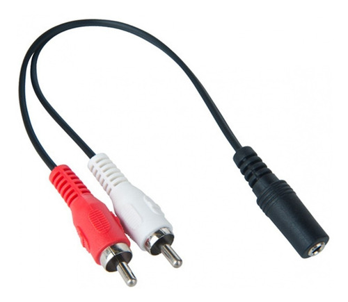 Cable Rca A Miniplug Hembra 3.5mm Local 1 Junta Fac A Y B