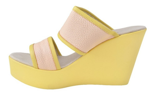 Zuecos Sandalias De Mujer De Cuero Reggae - Ferraro -